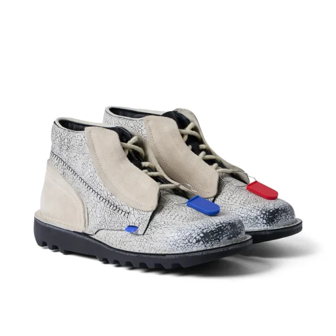 ACW* Kick Hi Lederstiefel für Erwachsene, Unisex, Weiß ACW* Kick Hi Lederstiefel für Erwachsene, Unisex, Weiß