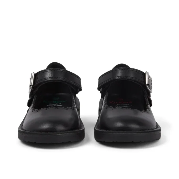 Adlar MJ Scallop Leder Schwarz für Mädchen Adlar MJ Scallop Leder Schwarz für Mädchen