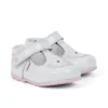 Babies Kick T Galactic Lackleder Weiß/Rosa