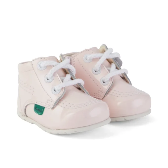 Baby Kick Hi Lackleder Hellrosa