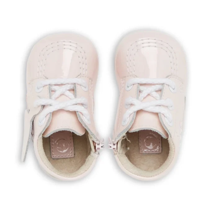Baby Kick Hi Lackleder Hellrosa