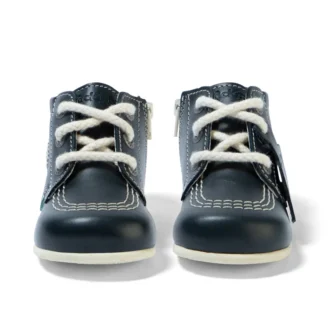 Baby Kick Hi Leder Navy