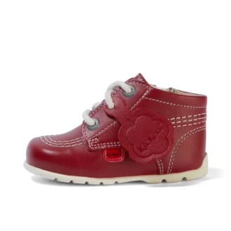 Baby Kick Hi Leder Rot