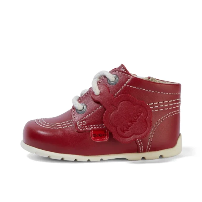 Baby Kick Hi Leder Rot