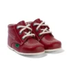 Baby Kick Hi Leder Rot