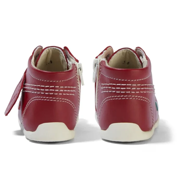 Baby Kick Hi Leder Rot