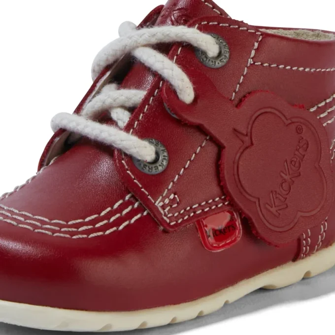 Baby Kick Hi Leder Rot