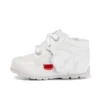 Baby Kick Hi Leder Weiß