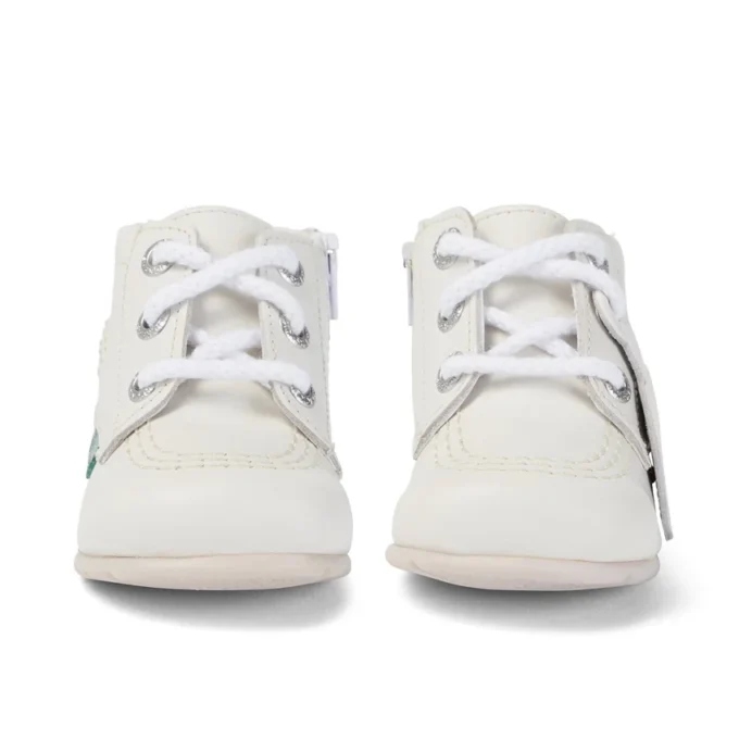 Baby Kick Hi Leder Weiß