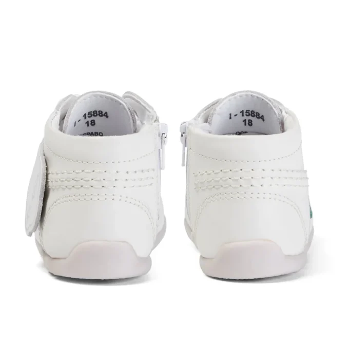 Baby Kick Hi Leder Weiß