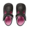 Baby Kick T Glitter Textile Schwarz