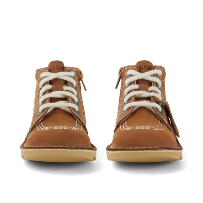 Baby Unisex Kick Hi Zip Nubuk Hellbraun Baby Unisex Kick Hi Zip Nubuk Hellbraun