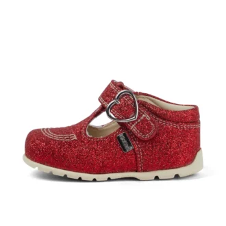 Baby Unisex Kick T Glitzer-Schuhe Rot