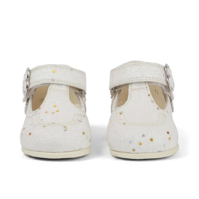 Baby Unisex Kick T Glitzer-Schuhe Weiß Baby Unisex Kick T Glitzer-Schuhe Weiß
