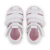 Baby Wriggle Wave Sandalen Leder Weiß