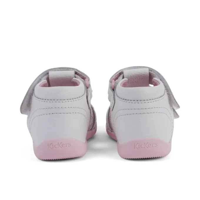 Baby Wriggle Wave Sandalen Leder Weiß