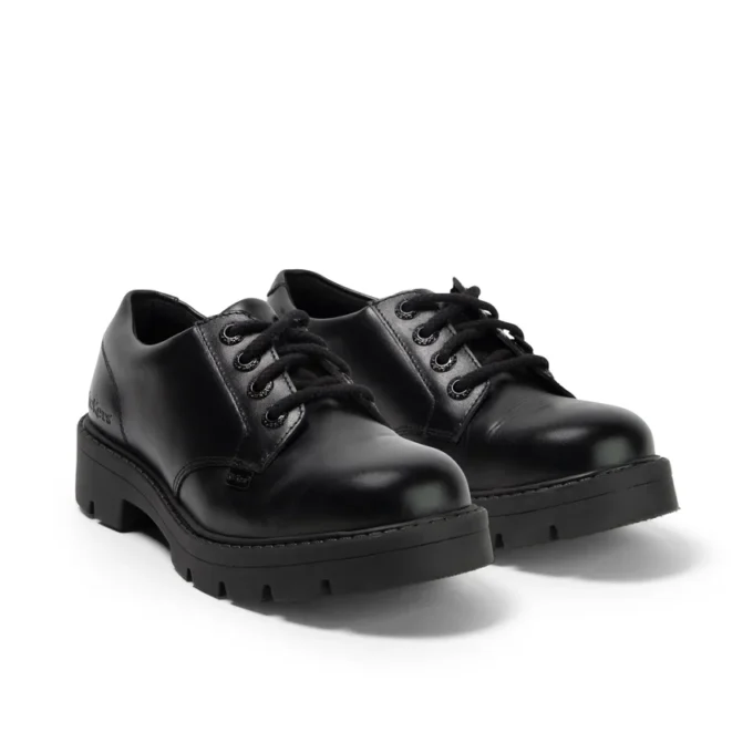 Damen Kori Schnürschuh Hochglanzleder Schwarz Damen Kori Schnürschuh Hochglanzleder Schwarz