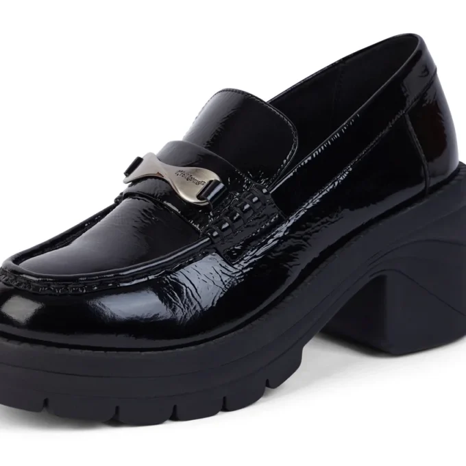 Edie Loafer für Damen, Lackleder, schwarz Edie Loafer für Damen, Lackleder, schwarz