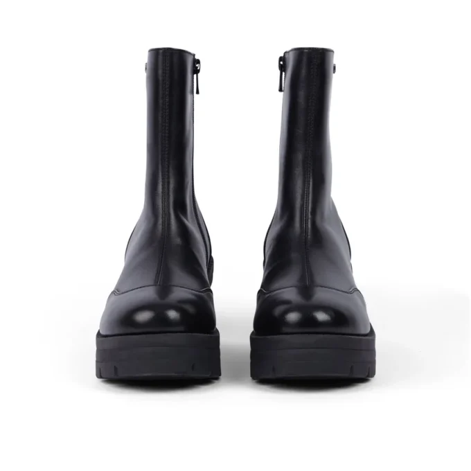 Edie Stiefel für Erwachsene, Leder, Schwarz Edie Stiefel für Erwachsene, Leder, Schwarz