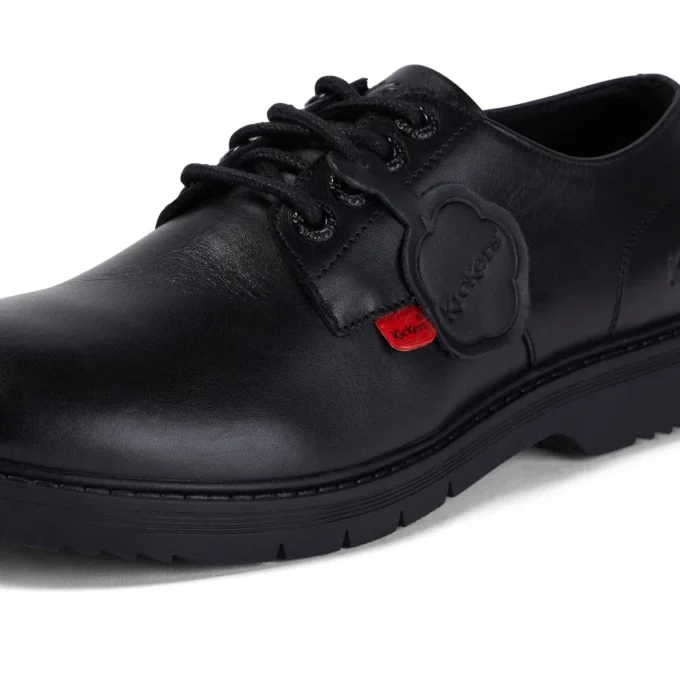 Herren Finley Lo Leder Schwarz
