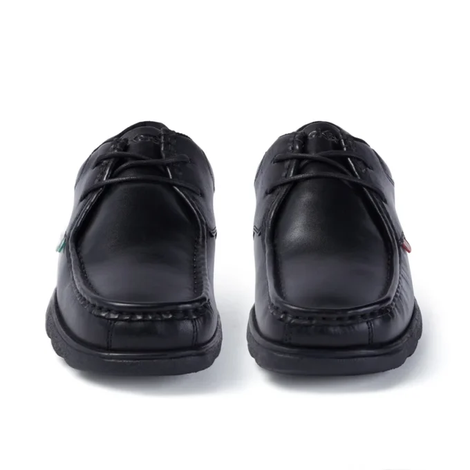 Herren Fragma Lace Leder Schwarz