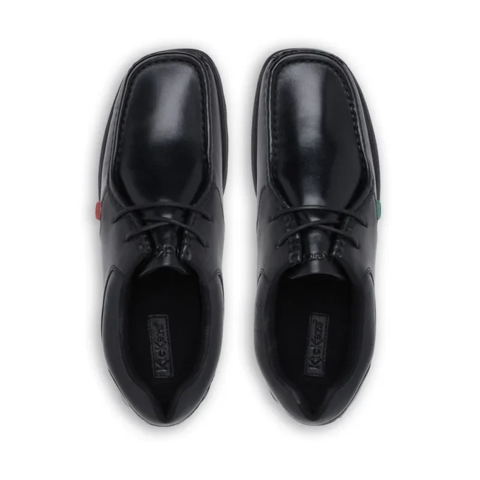 Herren Fragma Lace Leder Schwarz