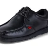 Herren Fragma Lace Leder Schwarz
