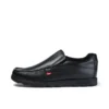 Herren Fragma Slip Leder Schwarz