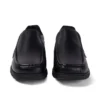 Herren Fragma Slip Leder Schwarz