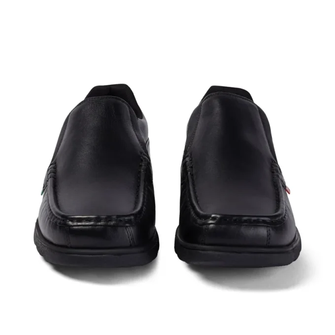 Herren Fragma Slip Leder Schwarz