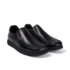 Herren Fragma Slip Leder Schwarz