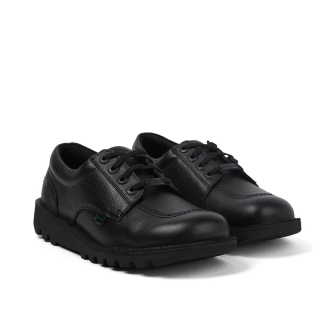 Herren Kick Lo Tab Lederschuhe Schwarz