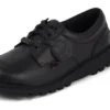 Herren Kick Lo Tab Lederschuhe Schwarz