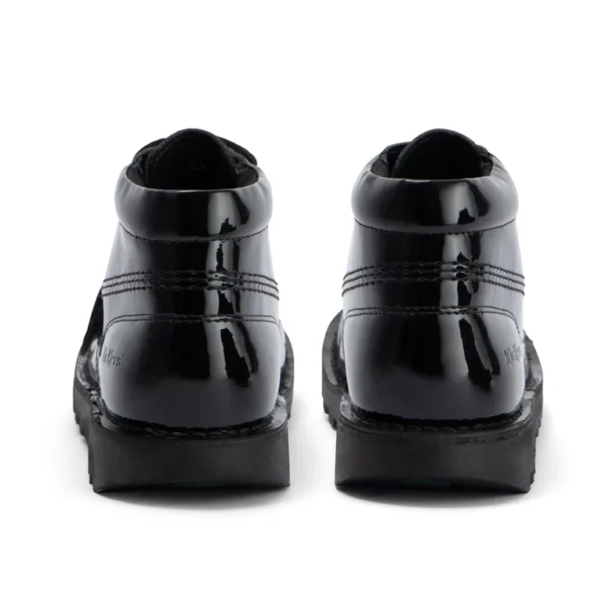 Jugend-Damen-Kick Hi-Leder-Alternative-Lackleder-Schwarz Jugend-Damen-Kick Hi-Leder-Alternative-Lackleder-Schwarz