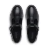 Jugend Damen Lach T-Bar Leder Schwarz Jugend Damen Lach T-Bar Leder Schwarz