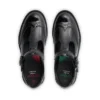 Jugend-Damen Lachly Brogue T-Bar Lackleder Schwarz Jugend-Damen Lachly Brogue T-Bar Lackleder Schwarz