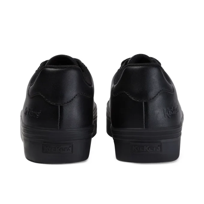 Jugend-Damen Tovni Stack Leder Schwarz Jugend-Damen Tovni Stack Leder Schwarz