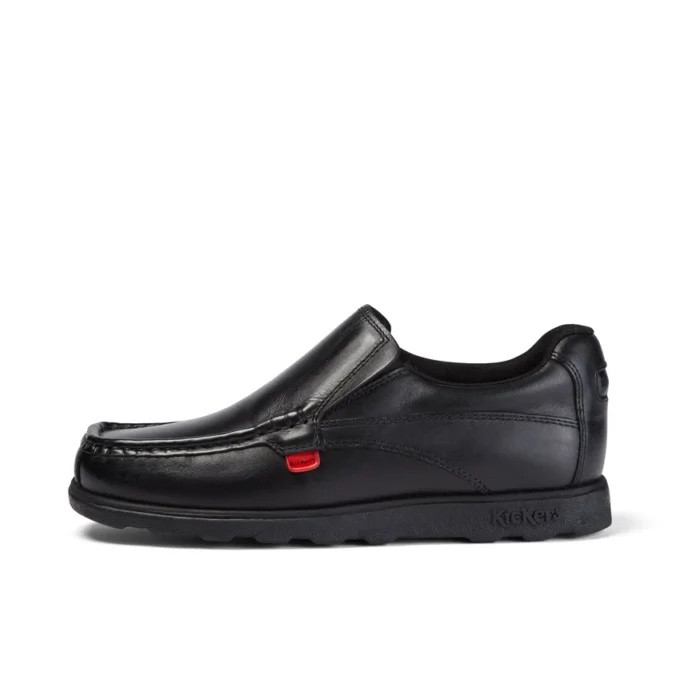 Jugend Herren Fragma Slip Leder Schwarz Jugend Herren Fragma Slip Leder Schwarz