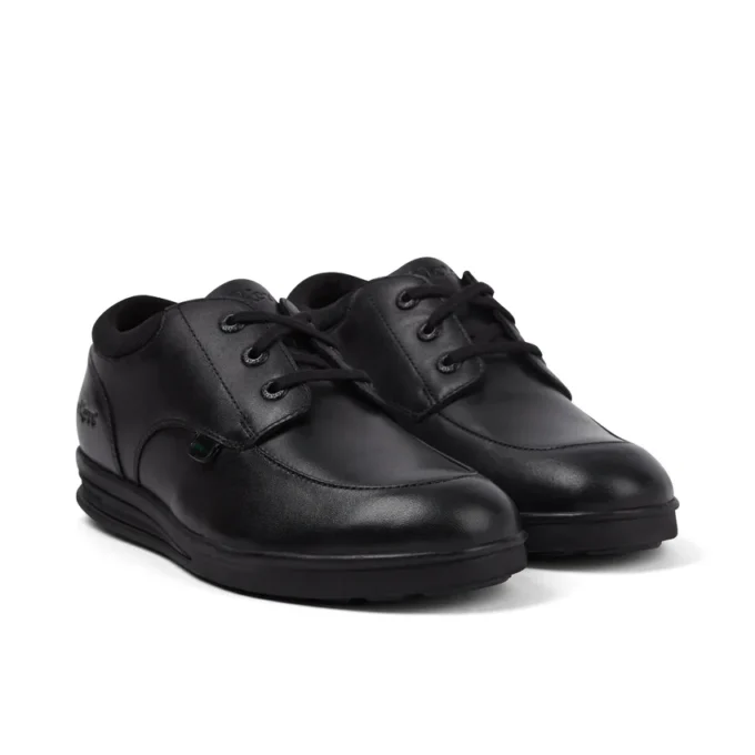 Jugend Herren Troiko Lo Lederschuhe Schwarz