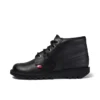 Jugend Unisex Kick Hi Leder Schwarz