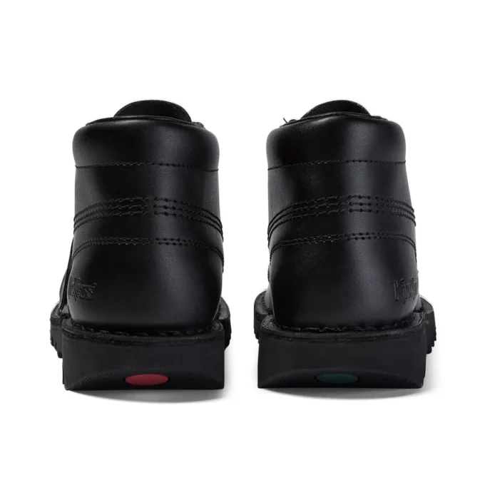 Jugend Unisex Kick Hi Leder Schwarz