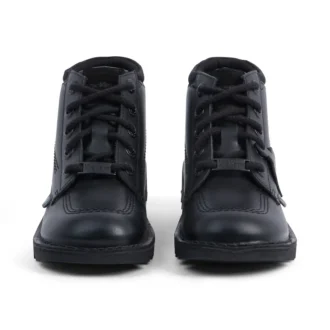 Jugend Unisex Kick Hi Mix Mesh Leder Schwarz