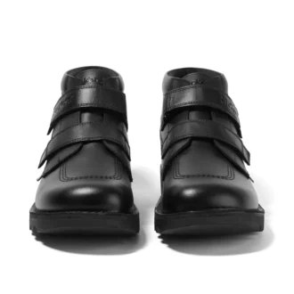 Unisex-Stiefel Kick Hi Vel Leder Schwarz