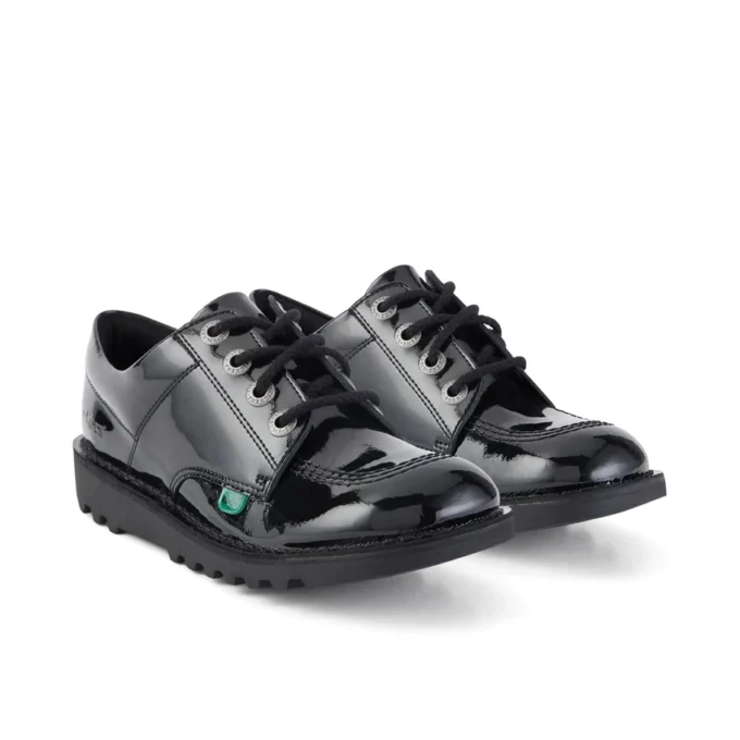 Jugend Unisex Kick Lo Lackleder Schwarz Jugend Unisex Kick Lo Lackleder Schwarz