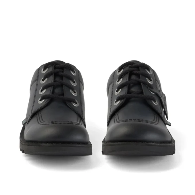 Jugend Unisex Kick Lo Leder Alternative Schwarz Jugend Unisex Kick Lo Leder Alternative Schwarz