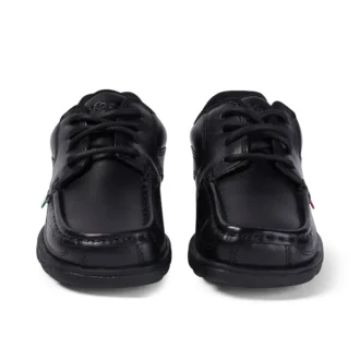 Junior Boys Fragma Lace Leder Schwarz