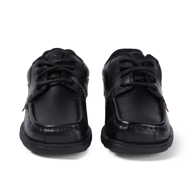 Junior Boys Fragma Lace Leder Schwarz