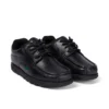 Junior Boys Fragma Lace Leder Schwarz