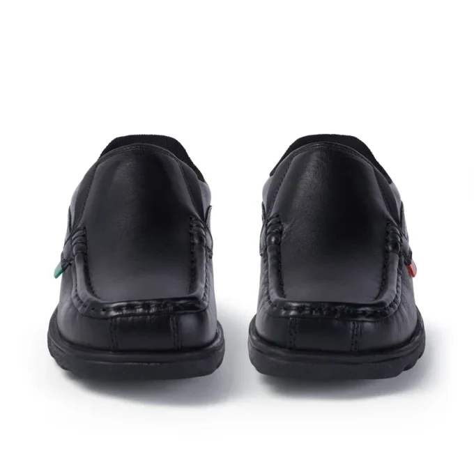 Junior Boys Fragma Slip Leder Schwarz