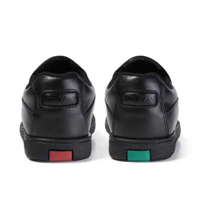 Junior Boys Fragma Slip Leder Schwarz